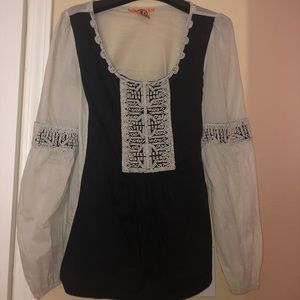 Tory Burch one-of-a-kind beaded shirt